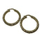Orecchini oro 18 kt Donna Cerchi torchon 4,70 gr | Gioiellitosti.it